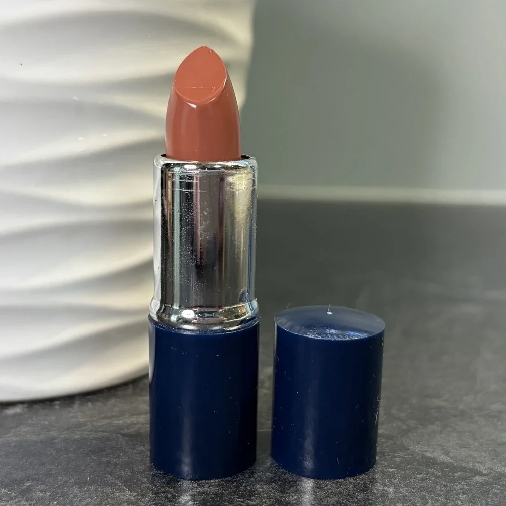 Vintage La Prairie ROSE TERRE Lipstick Lip‎ Color Travel Sz NEW Damaged Tube HTF
